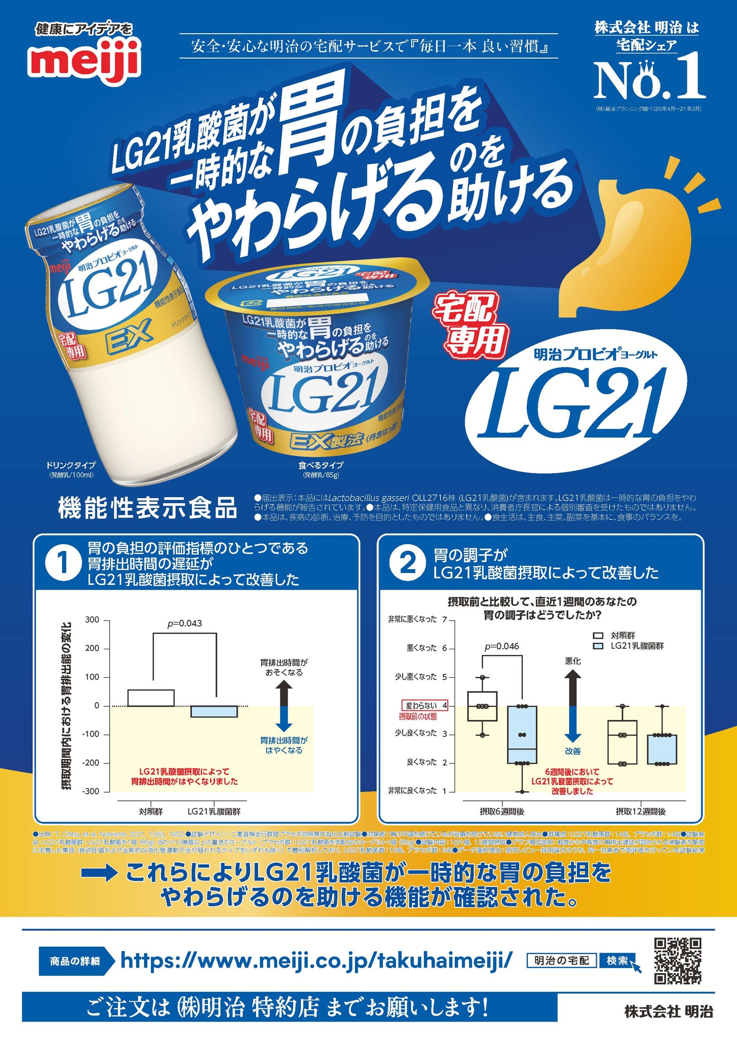 明治 LG-21カップ 85g×5個セット ×4週分(計20個)